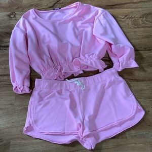 2pc Pullover Sweatshirt w/Matching shorts